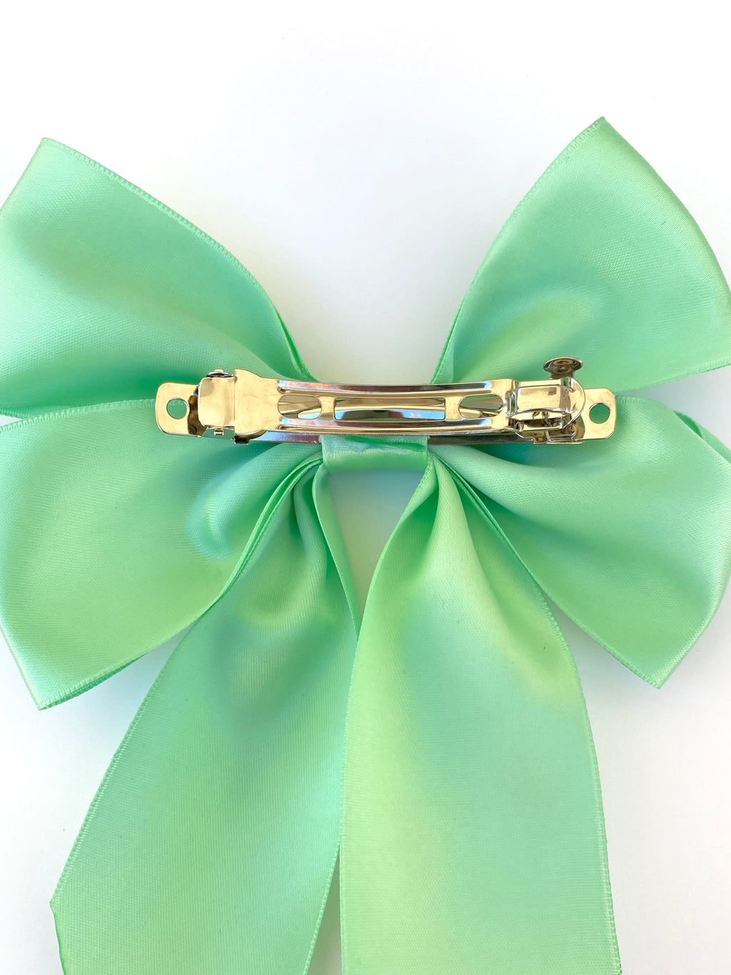 Sweet Mint Matching Bow Hair Clip and Collar Attachment