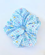 Blue Dreamy Picnic Scrunchie