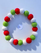 Christmas PomPom Collar