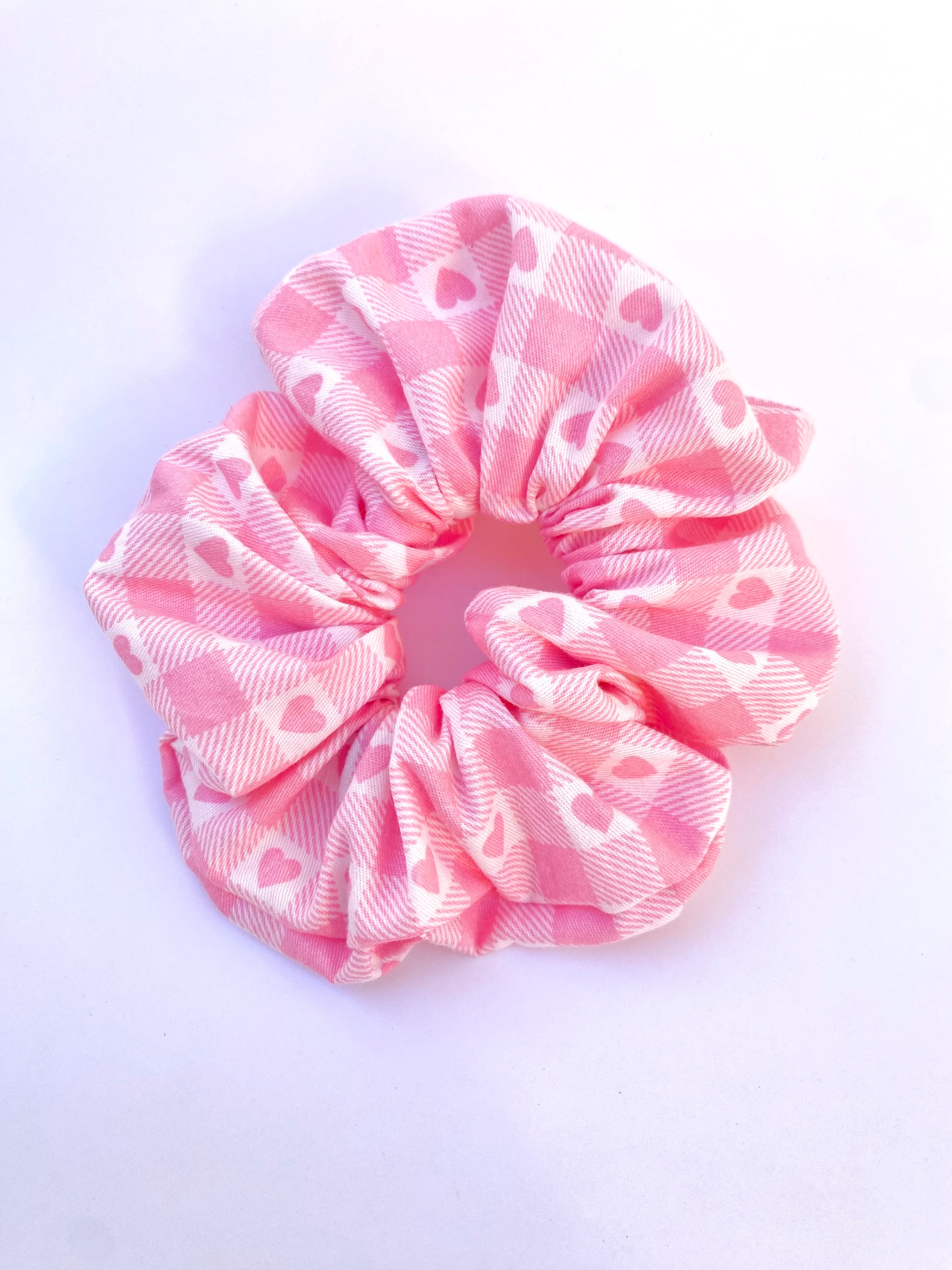 Sweetheart Check Scrunchie