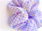 Purple Dreamy Picnic Scrunchie