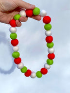 Christmas PomPom Collar