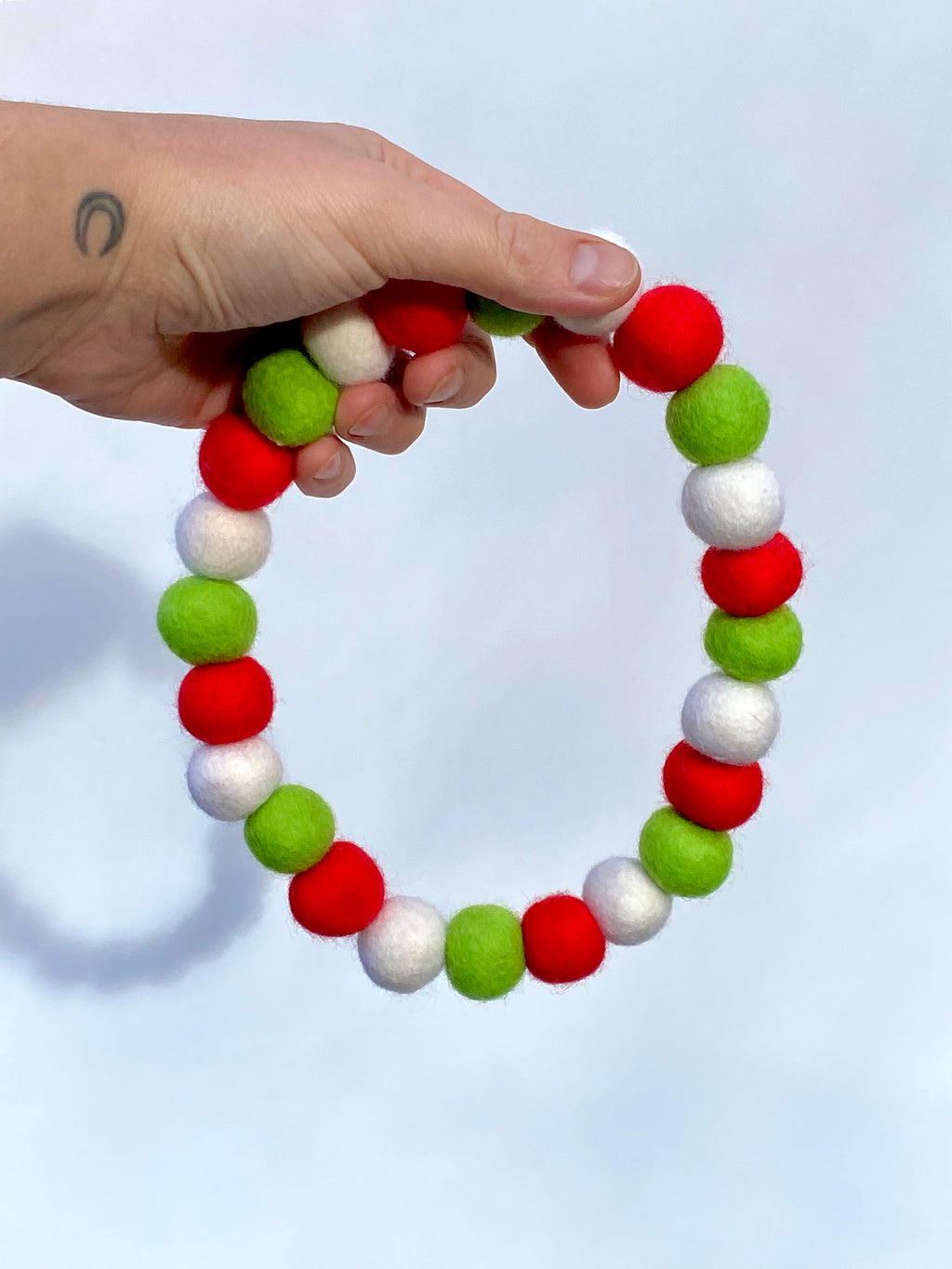 Christmas PomPom Collar