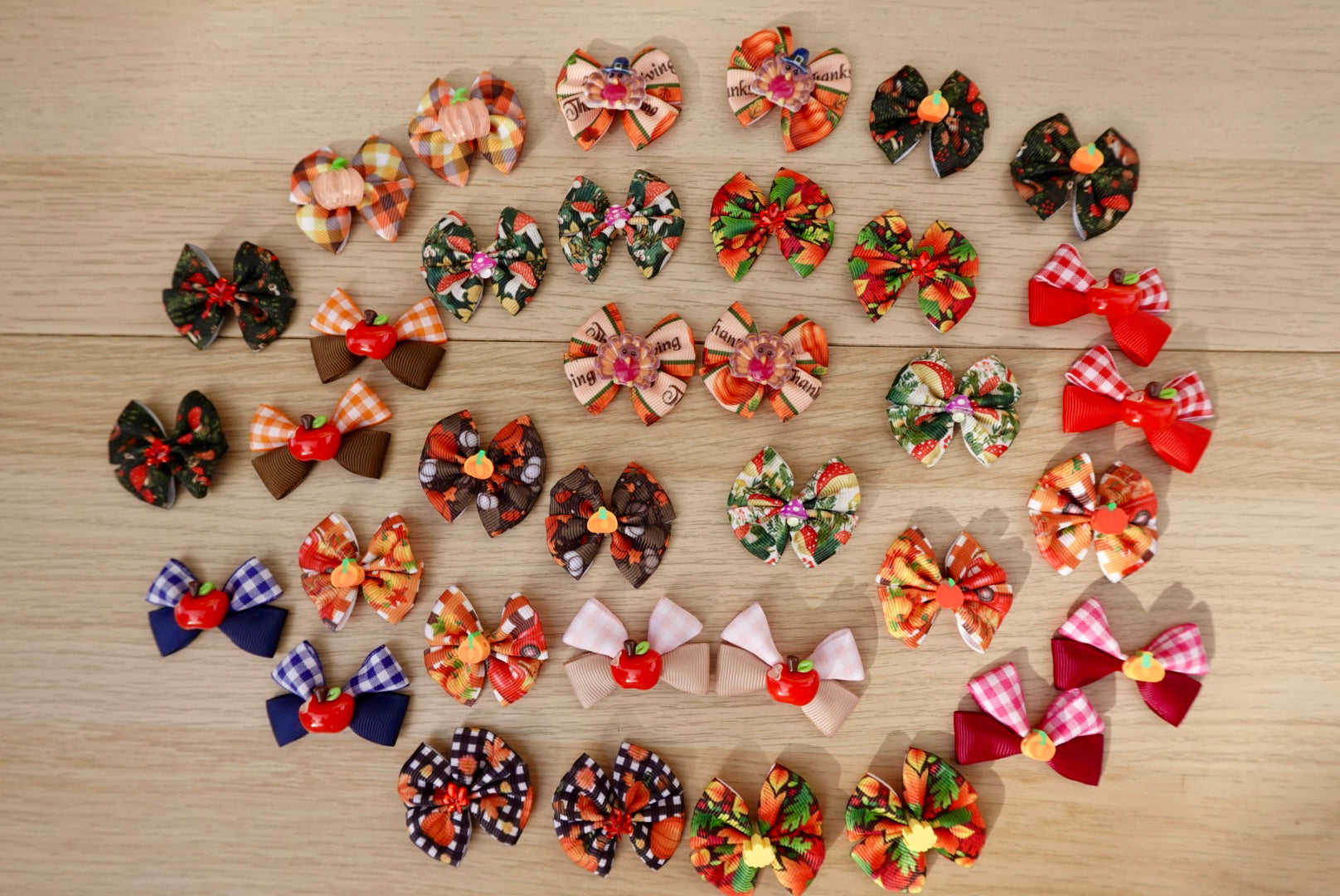 Autumn Breeze 36-Piece Small Bow Bundle