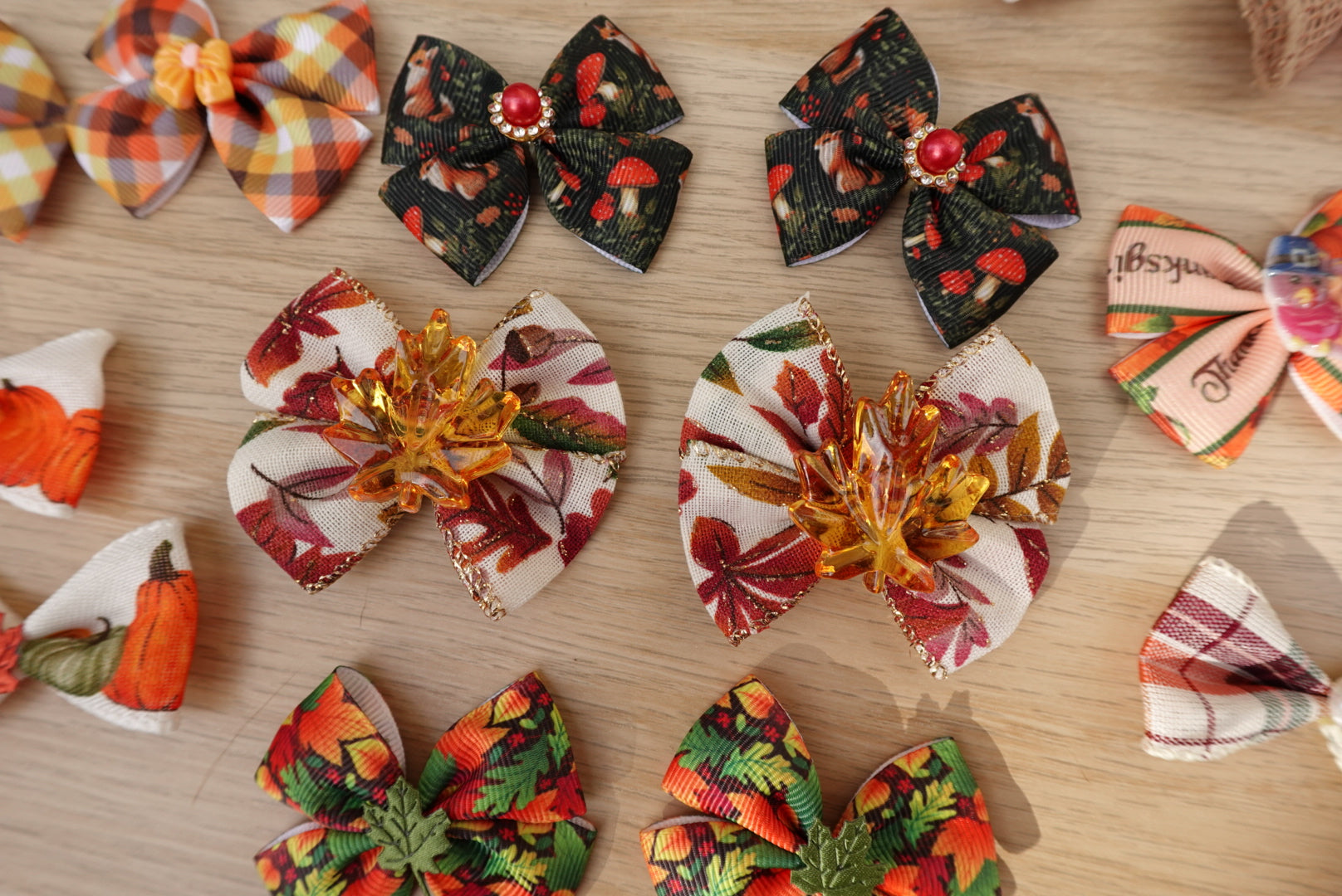 Autumn Glow 20-Piece Large Bow Bundle