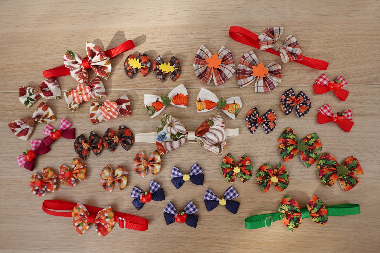 Cozy Harvest 35-Piece Bow & Bowtie Bundle