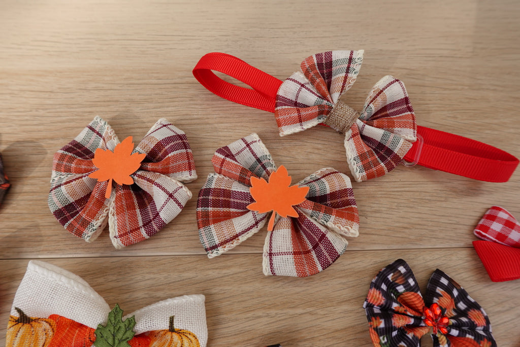 Cozy Harvest 35-Piece Bow & Bowtie Bundle