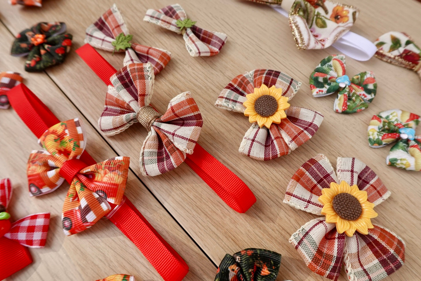 Harvest Hues 60-Piece Bow & Bowtie Collection