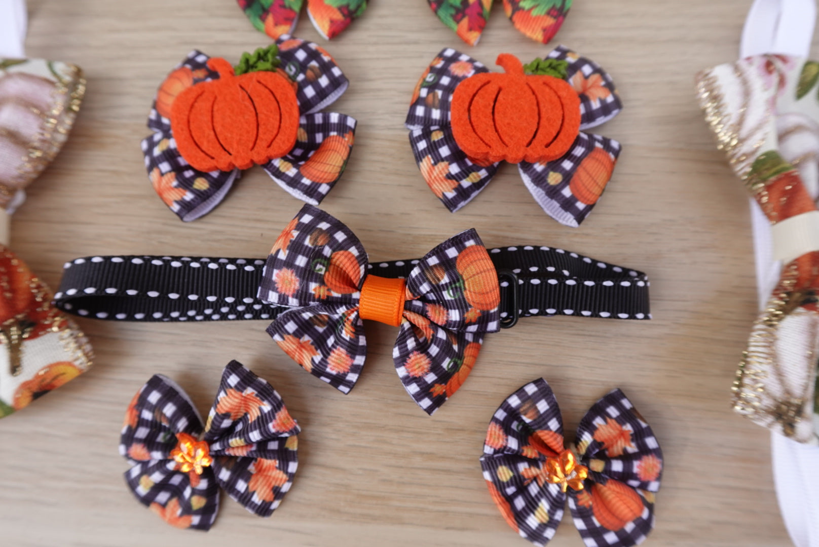 Cozy Autumn 60-Piece Bow & Bowtie Collection
