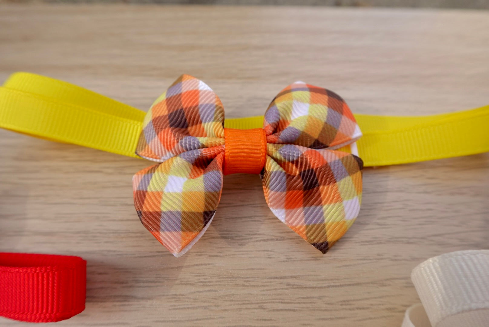 Autumn Plaid Adjustable Bowtie