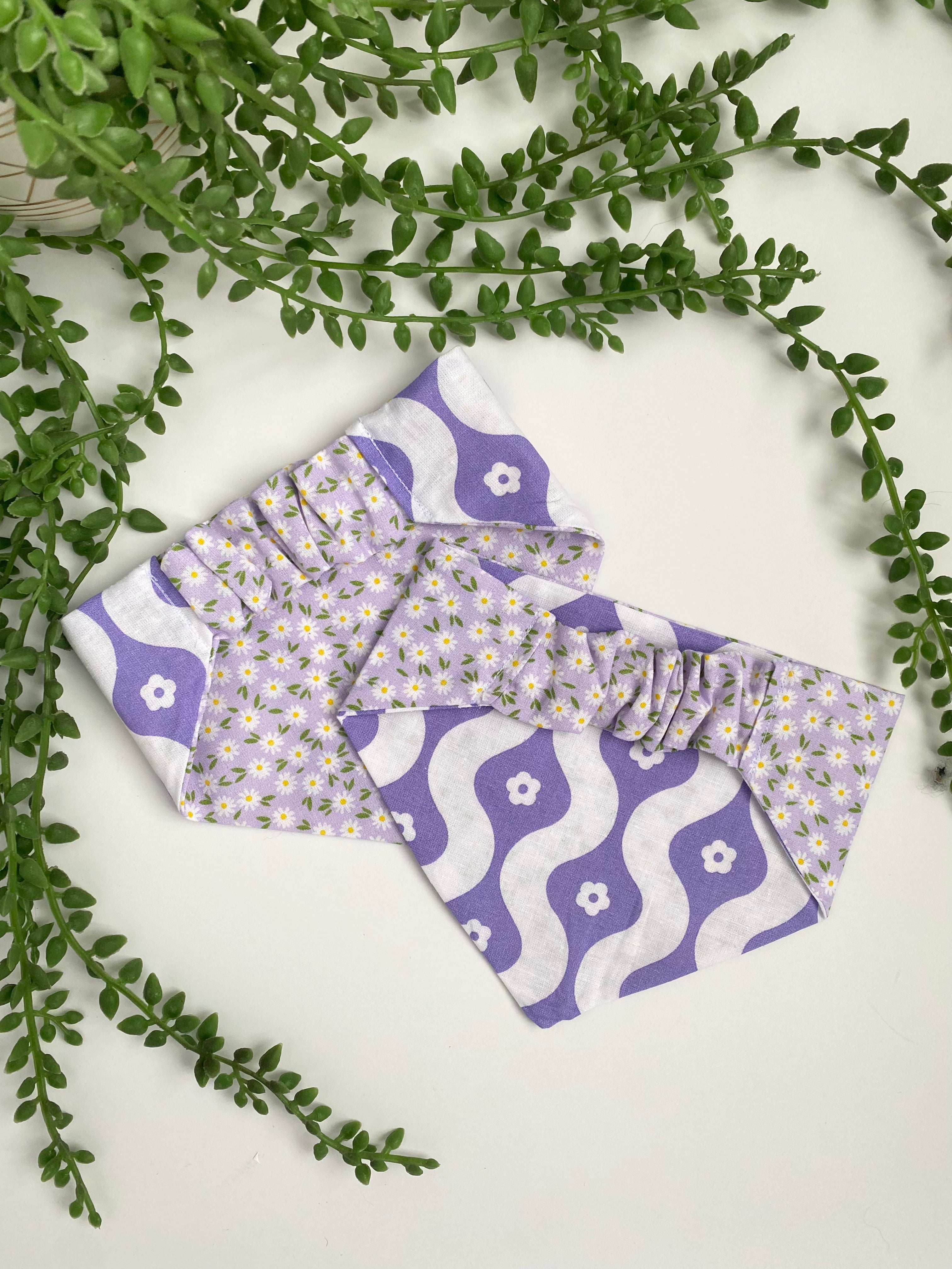 Lilac Whirl Bandana